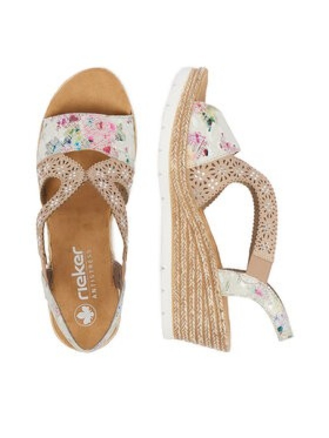 Rieker Sandały CEO-61916-90 Beżowy