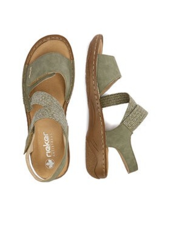 Rieker Sandały CEO-V2862-52 Zielony