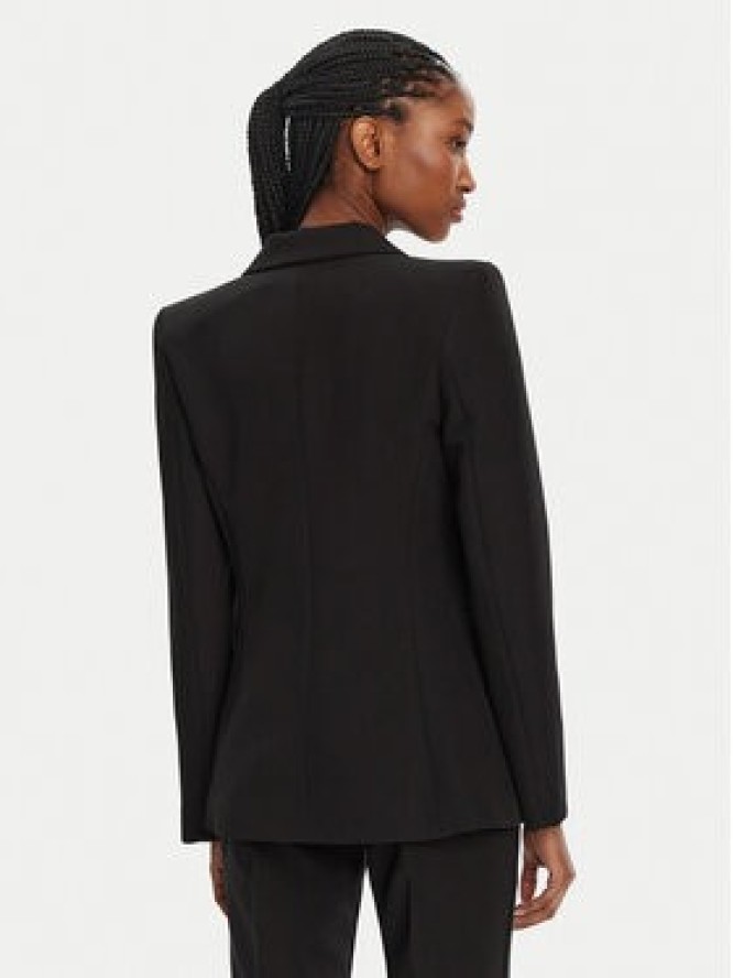 Rinascimento Marynarka CFC0122739003 Czarny Regular Fit