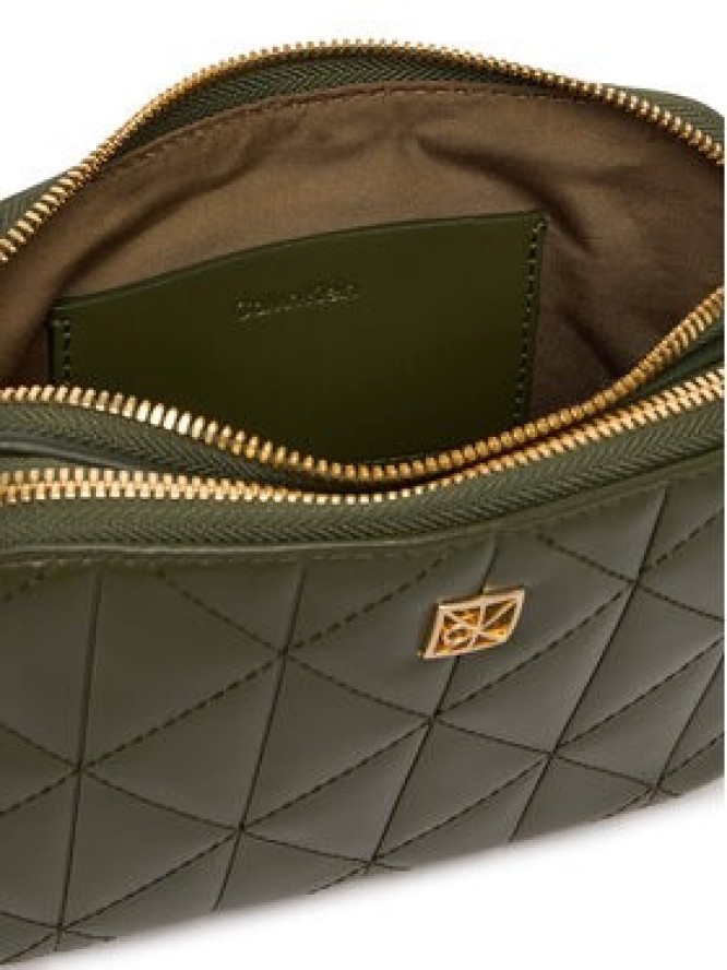 Calvin Klein Torebka Quilted Double Zip Camera Bag LV04F3328G Beżowy