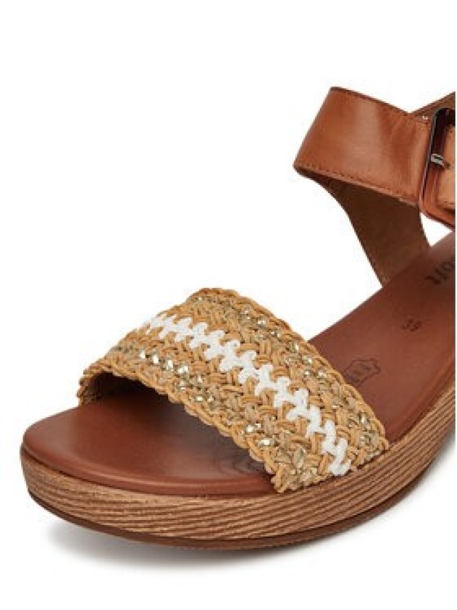 Remonte Sandały D0N58-22 Brązowy