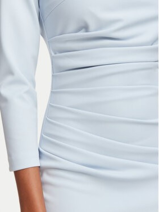 Rinascimento Sukienka koktajlowa CFC0131070003 Niebieski jasny Slim Fit