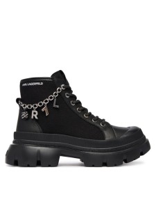 KARL LAGERFELD Trzewiki Trekka KL43536S Czarny