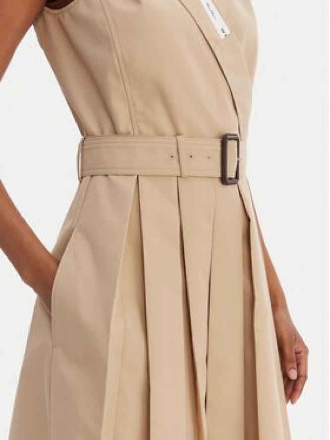 Weekend Max Mara Sukienka codzienna Cono 2615221021 Beżowy Regular Fit