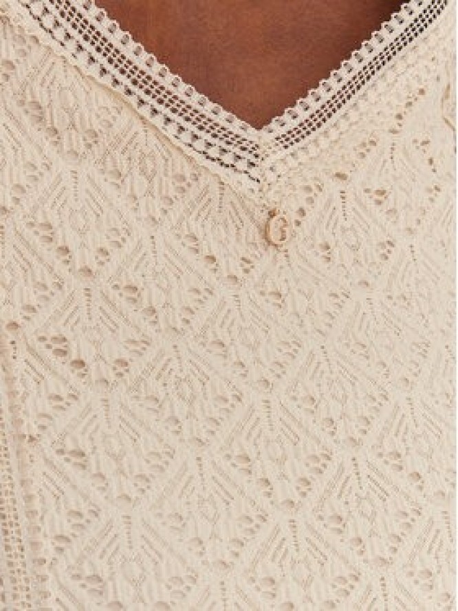 Guess Sukienka koktajlowa W6GK16 K2953 Beżowy Slim Fit