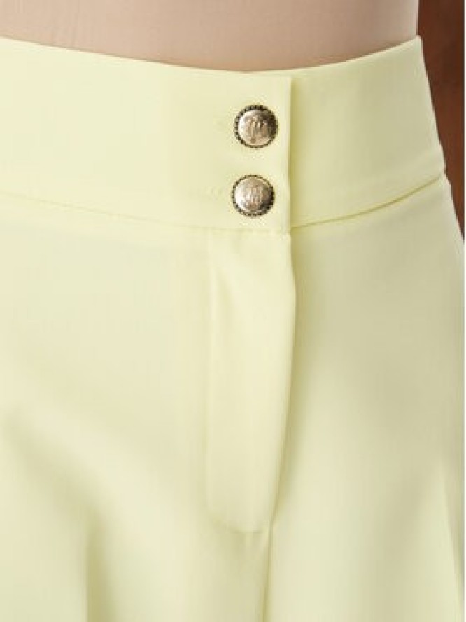 Maryley Spodnie materiałowe 26EB680/43LE Żółty jasny Regular Fit