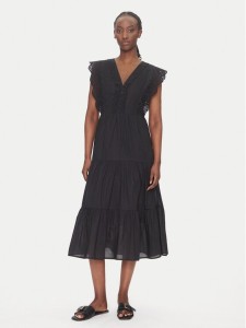 JDY Sukienka letnia Sara 15350748 Czarny Regular Fit