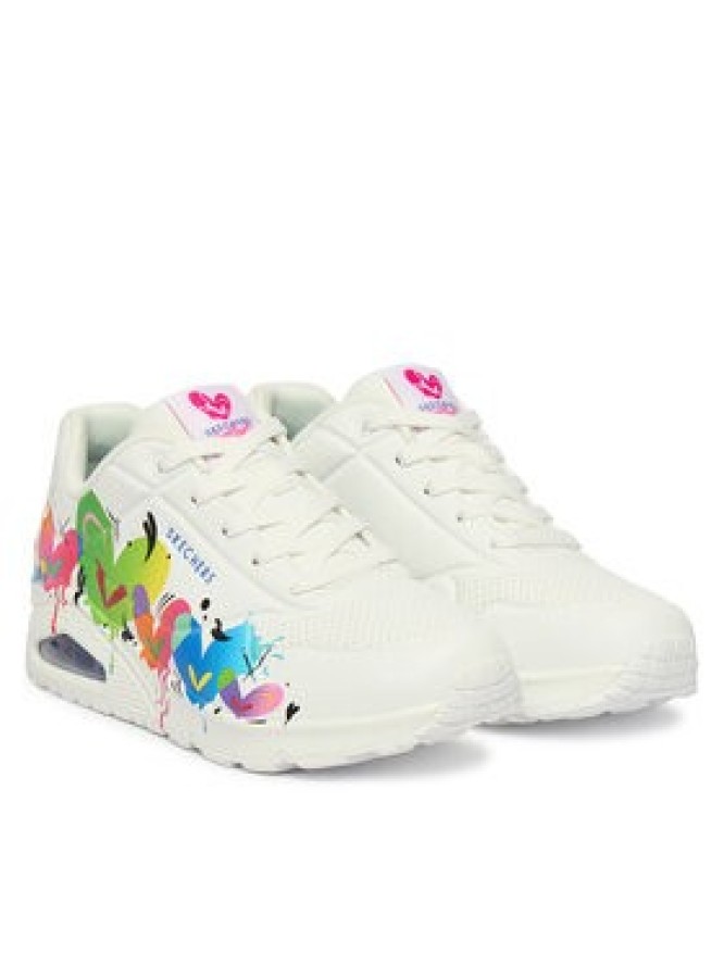 Skechers Sneakersy Jason Naylor: Uno - Open Your Heart 190008/WMLT Biały