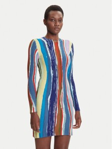 Desigual Sukienka codzienna Carla 25WWVF07 Kolorowy Slim Fit