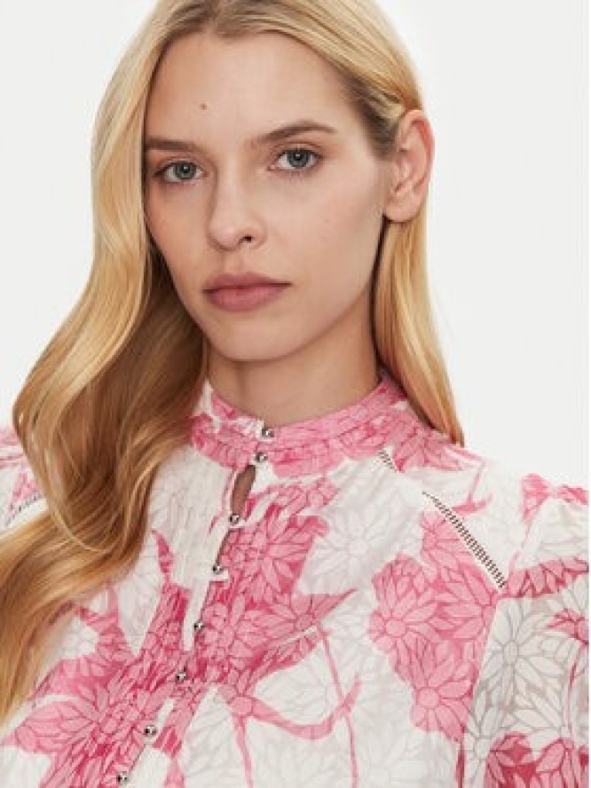 Guess Sukienka koktajlowa W5GK07 WH4K2 Biały Regular Fit