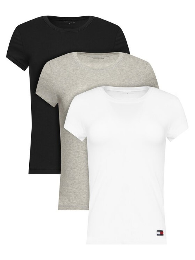 Tommy Hilfiger Komplet t-shirtów UW0UW06657 Kolorowy Regular Fit