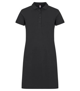 clique sukienka polo Marietta z 100% bawełny w kolorze czarnym