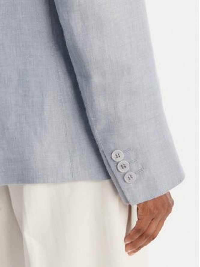 Weekend Max Mara Marynarka Nalut 2615041072 Błękitny Regular Fit