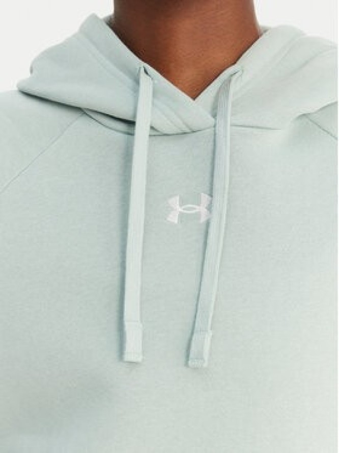 Under Armour Bluza Ua Rival 1379500 Zielony Loose Fit