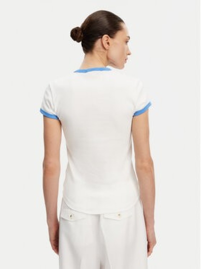 Tommy Hilfiger T-Shirt WW0WW44581 Écru Slim Fit