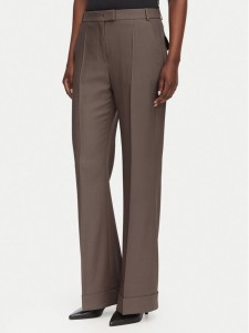 BOSS Spodnie materiałowe Talia5 50564488 Brązowy Regular Fit