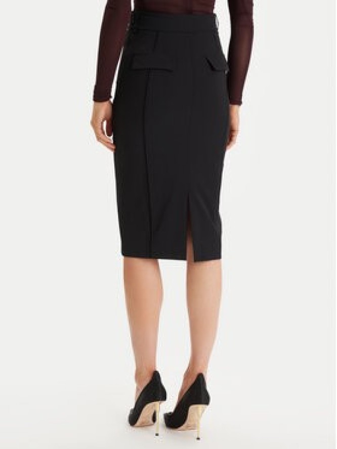 Elisabetta Franchi Spódnica ołówkowa GO-159-61E2-110 Czarny Slim Fit