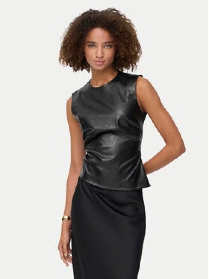 ONLY Bluzka Mone 15360230 Czarny Slim Fit