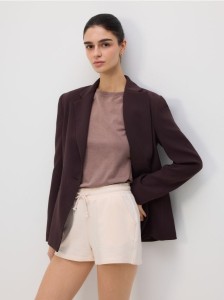 Bawełniane szorty - pastelowy róż