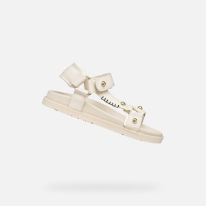 Sandały GEOX J SANDAL FOAMMENTERA Beżowy