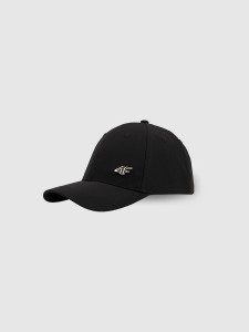 4F Czapka z daszkiem strapback uniseks - czarna XS/S (56cm)