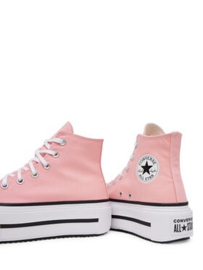 Converse Trampki Chuck Taylor All Star Lift Double Stack A15012C Różowy