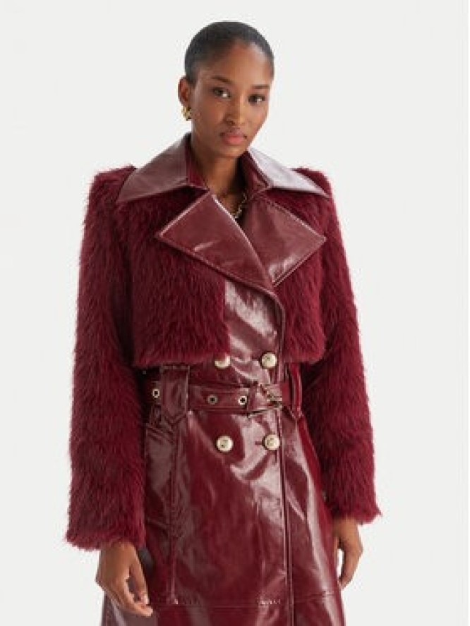 Babylon Płaszcz przejściowy S00772 Bordowy Regular Fit