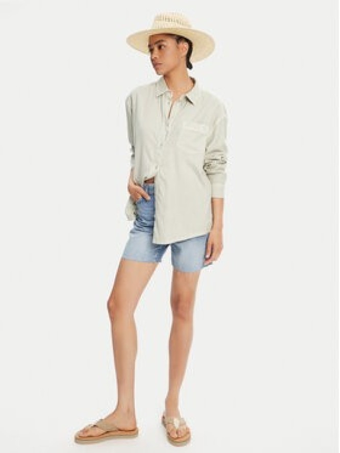 RVCA Koszula Showdown 23B051501 Zielony Relaxed Fit