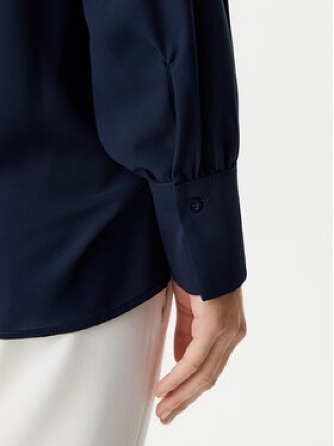 Rinascimento Bluzka CFC0122866003 Granatowy Regular Fit