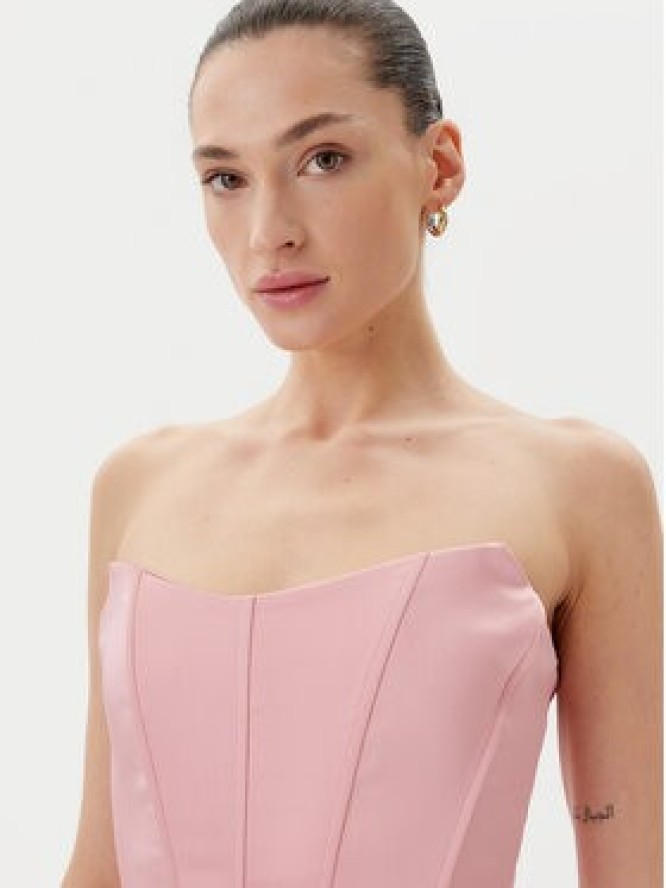 Rinascimento Sukienka koktajlowa CFC0123676003 Różowy Regular Fit