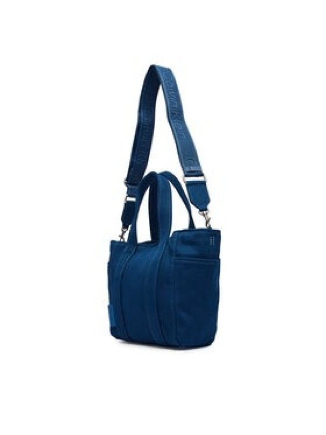 Calvin Klein Torebka Webbing Strap Canvas Small Tote LV04F3384G Niebieski