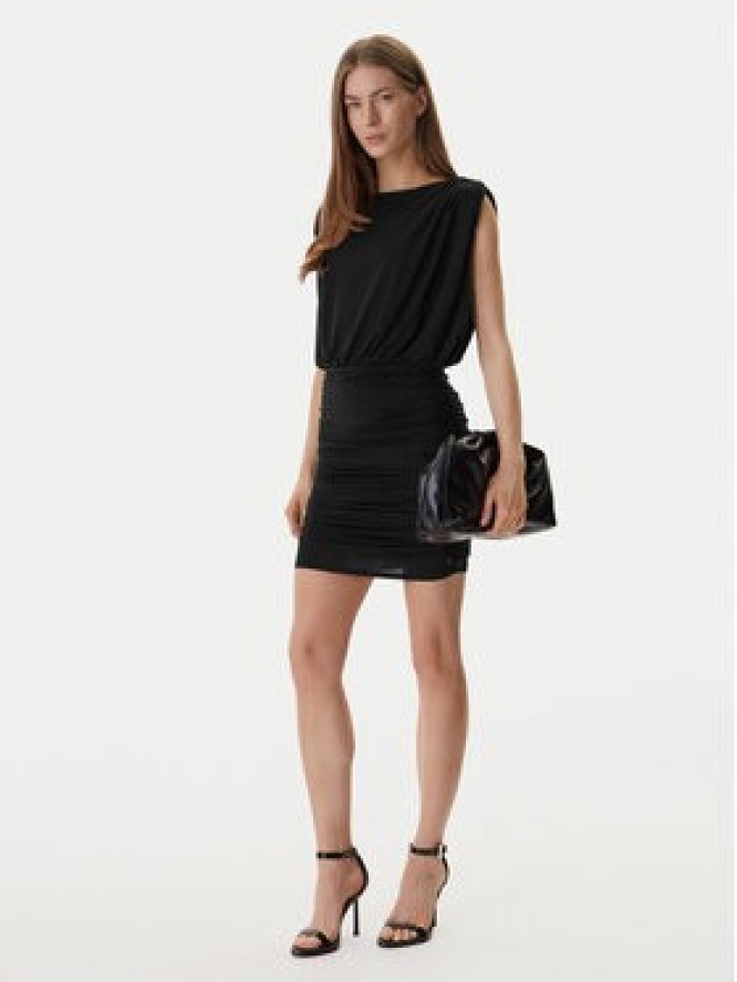 Guess Sukienka koktajlowa W6GK56 K3171 Czarny Regular Fit