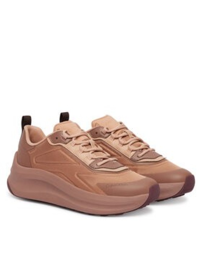 Calvin Klein Sneakersy Chunky Runner Laceup Hf Blst Ny HW0HW03111 Brązowy