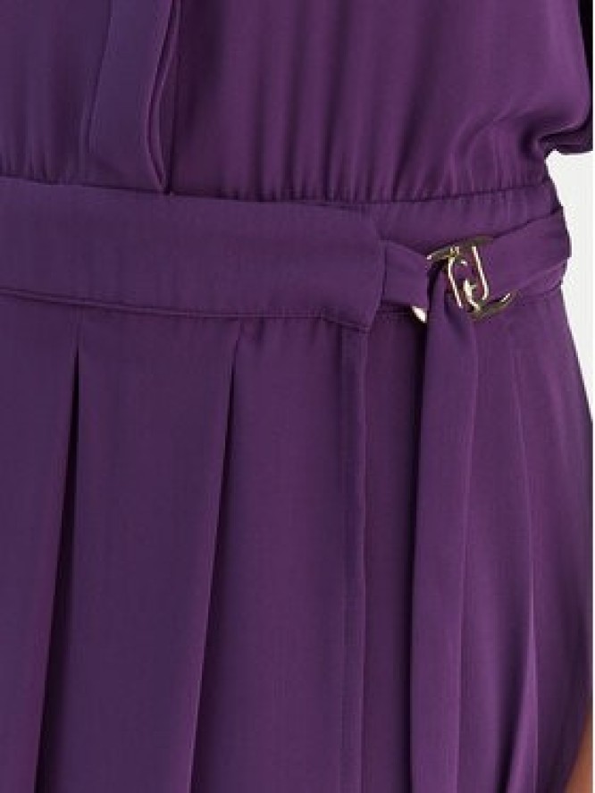 Liu Jo Sukienka koszulowa MF5145 T4241 Fioletowy Regular Fit