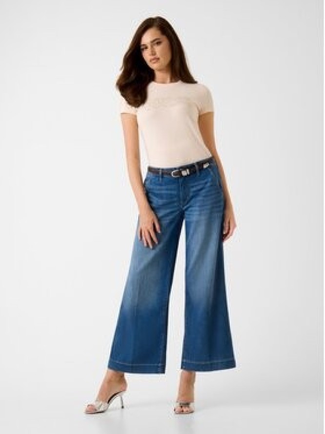 Guess T-Shirt 172699 Beżowy Classic Fit