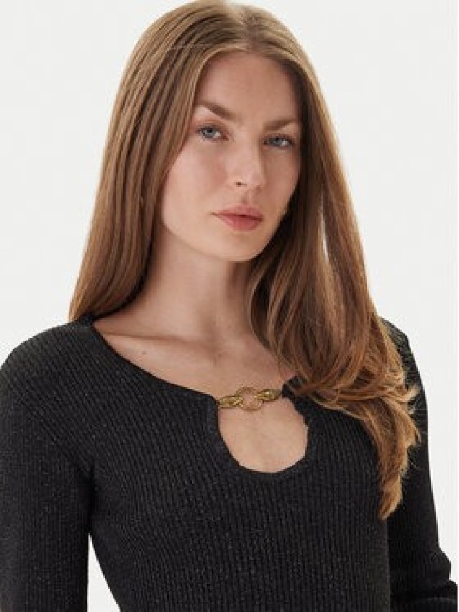 Just Cavalli Sweter 79PAFM10 CMR04 Czarny Slim Fit