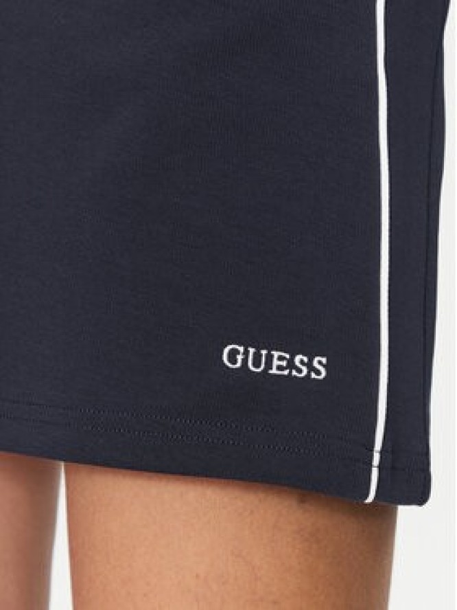 Guess Spódnica mini V5GD02 KCS01 Granatowy Regular Fit