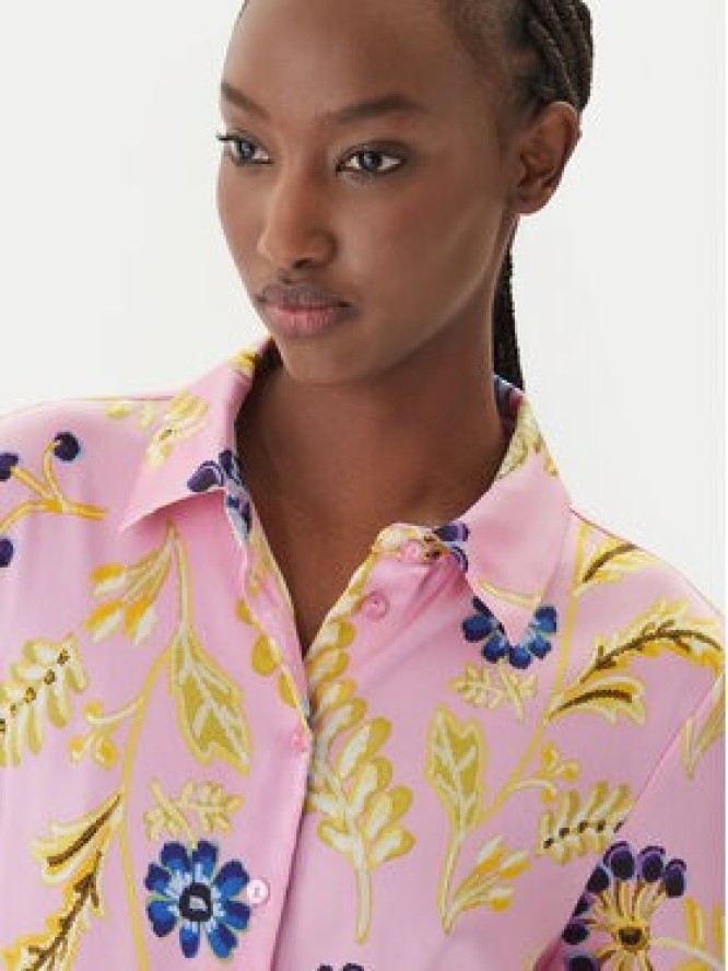 LOLA CASADEMUNT Sukienka koszulowa LS2616088 Różowy Regular Fit