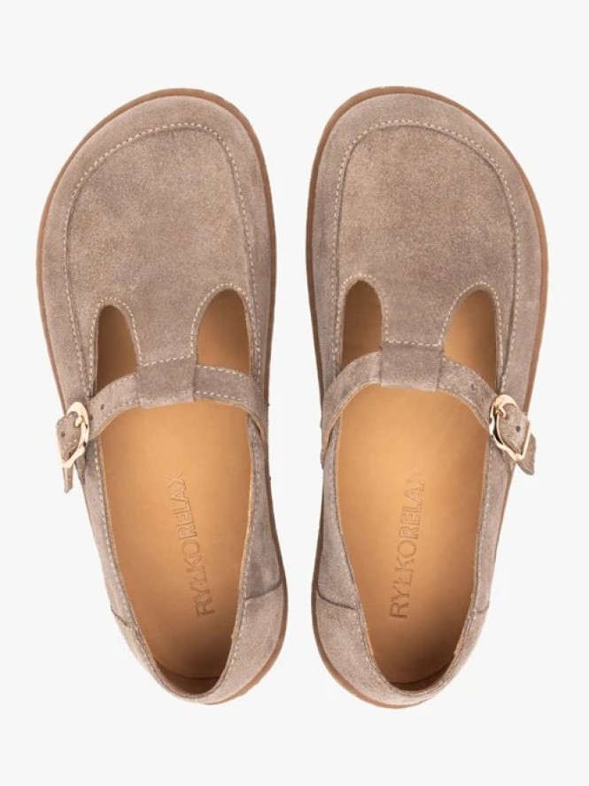 Szare baleriny barefoot