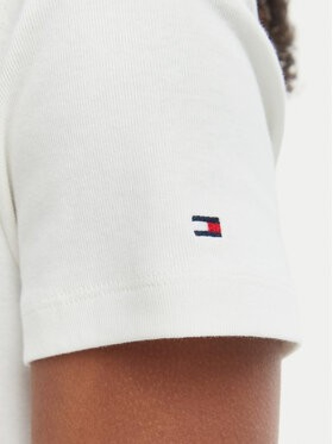 Tommy Hilfiger Polo WW0WW49252 Biały Slim Fit
