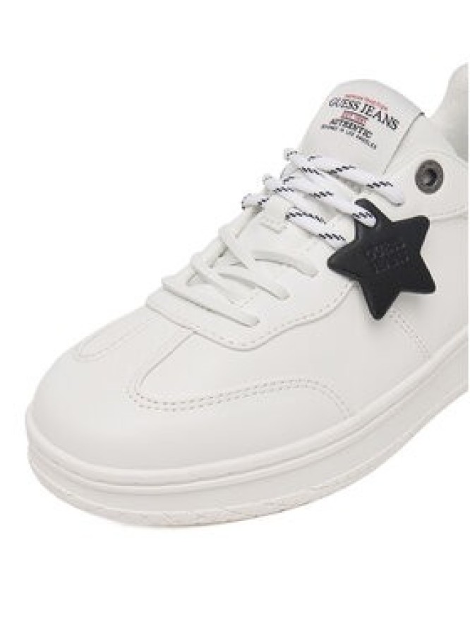 Guess Jeans Sneakersy EO-GSJ120 Kremowy
