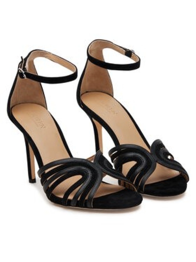 LAUREN RALPH LAUREN Sandały Allie 802966856003 Czarny