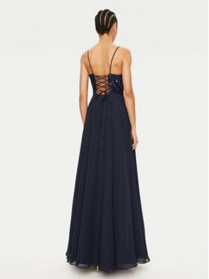 Swing Sukienka wieczorowa 5AI09500 Granatowy Regular Fit