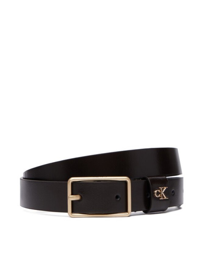 Calvin Klein Pasek Square Buckle Ck Loop 25Mm LV04F7050G Brązowy
