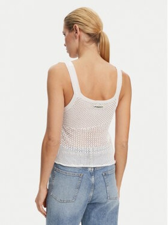PINKO Top 104642 A2EB Z04 Biały Regular Fit