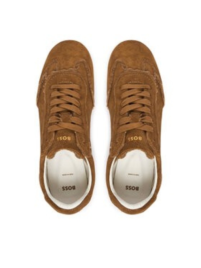 BOSS Sneakersy Solenne 50579059 Brązowy