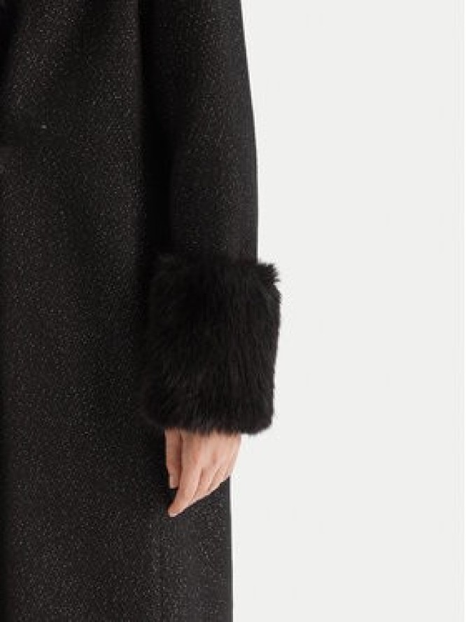 TWINSET Płaszcz zimowy 252TT2040 Czarny Regular Fit