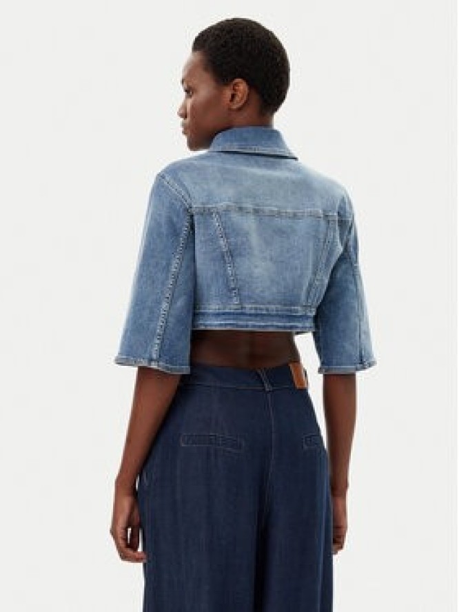 Liu Jo Kurtka jeansowa UA5077 D4615 Niebieski Regular Fit