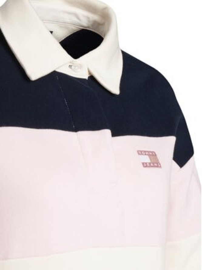 Tommy Jeans Bluza Badge DW0DW21927 Kolorowy Relaxed Fit