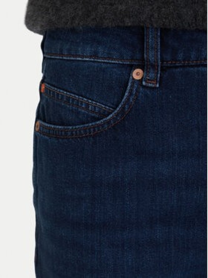 BOSS Jeansy C_Ada 50553902 Granatowy Straight Fit